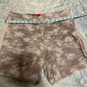 SPANX Olive and Gray Shorts